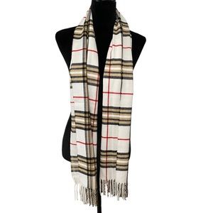 Kennedy Scotland 100%Cashmere Plaid Scarf